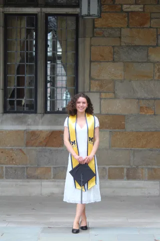 person graduating
